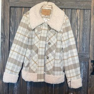 Wool Plaid Coat